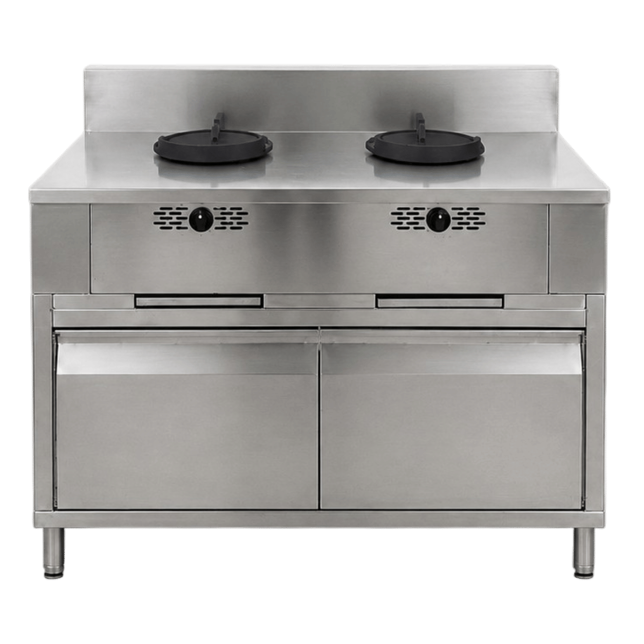 เคาน์เตอร์เตาแก๊ส 2 หัวแก๊ส MEETANG STAINLESS CG2-6012080 ขนาด 60X120X80ซม. (หัวเตาKB5,ระบบแก๊สAUTO)_0
